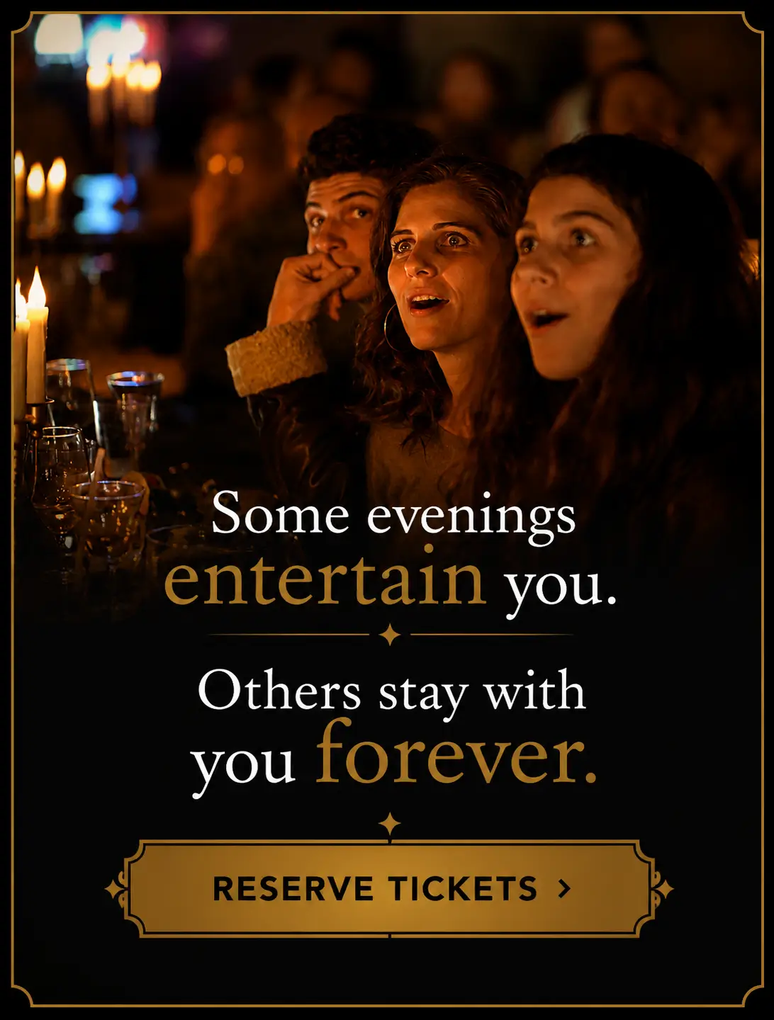 Guests enjoying an unforgettable Magic and Wonder experience
